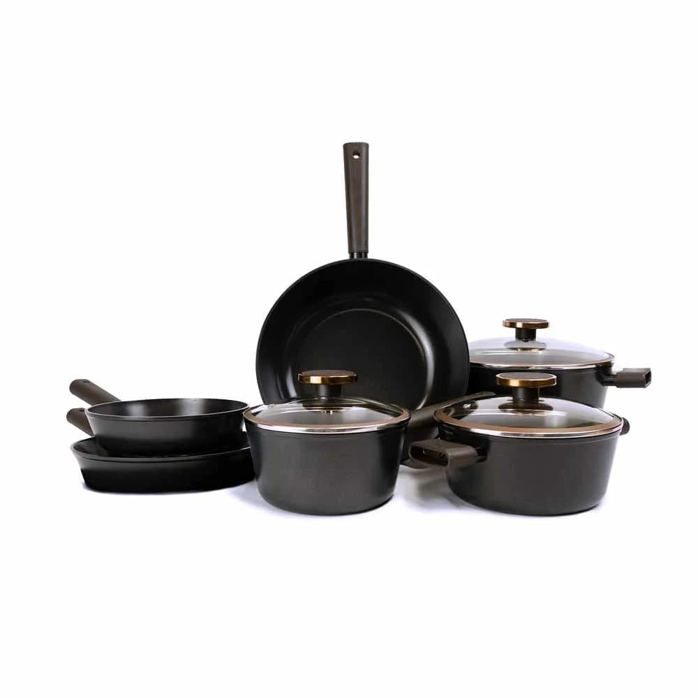 Set Noblesse 6 Pièces Induction — Poêles, Marmites & Wok
